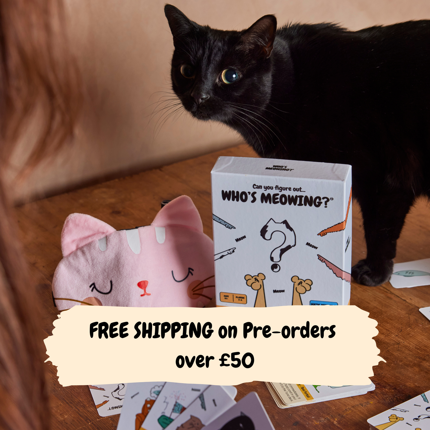 Pre-Order Who's Meowing? 1st Edition